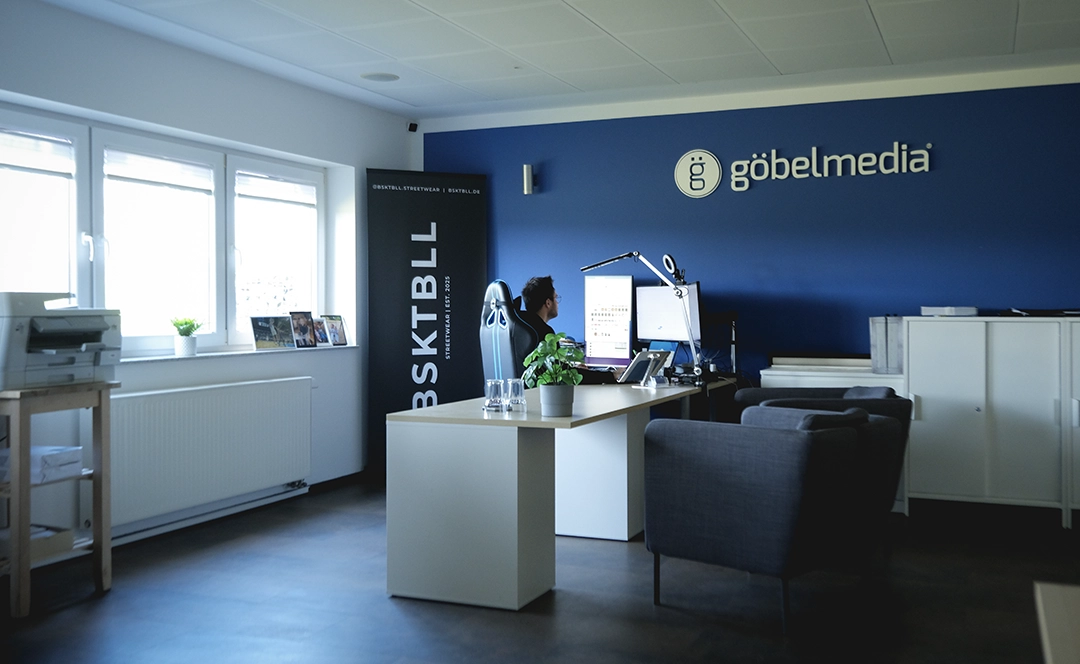 Büro Innenansicht göbelmedia